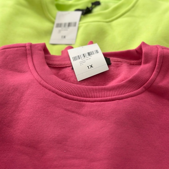 *BRAND NEW* 2 Plus size fleece sweatshirts - Picture 2 of 5